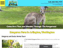 Tablet Screenshot of outbackkangaroofarm.com